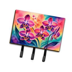 9 x 6 in. Unisex Orchids in Color Leash or Key Holder
