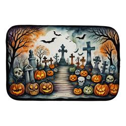 DAC2237DDM 21 x 14 in. Unisex Day of the Dead Spooky Halloween Dish Drying Mat