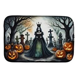 21 x 14 in. Unisex Evil Queen Spooky Halloween Dish Drying Mat