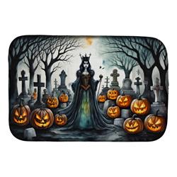 21 x 14 in. Unisex Evil Queen Spooky Halloween Dish Drying Mat