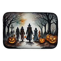 21 x 14 in. Unisex Vampires Spooky Halloween Dish Drying Mat