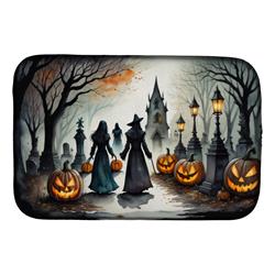 DAC2244DDM 21 x 14 in. Vampires Spooky Halloween Dish Drying Mat