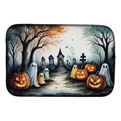 DAC2245DDM 21 x 14 in. Ghosts Spooky Halloween Dish Drying Mat
