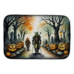 DAC2263DDM 21 x 14 in. Orcs Spooky Halloween Dish Drying Mat