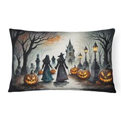16 x 12 in. Unisex Vampires Spooky Halloween Fabric Decorative Pillow