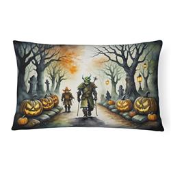 16 x 12 in. Unisex Orcs Spooky Halloween Fabric Decorative Pillow