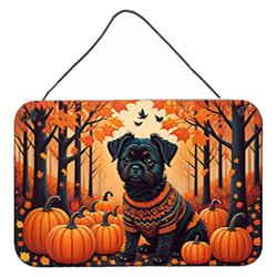 DAC1001DS812 12 x 8 in. Affenpinscher Fall Wall or Door Hanging Prints