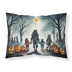 DAC2279PILLOWCASE 20.5 x 30 in. Unisex Werewolves Spooky Halloween Fabric Standard Pillowcase