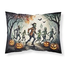 20.5 x 30 in. Unisex Zombies Spooky Halloween Fabric Standard Pillowcase