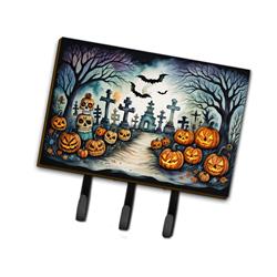 DAC2238TH68 9 x 6 in. Unisex Day of the Dead Spooky Halloween Leash or Key Holder