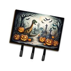 9 x 6 in. Unisex Dinosaurs Spooky Halloween Leash or Key Holder
