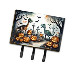 9 x 6 in. Unisex Dinosaurs Spooky Halloween Leash or Key Holder