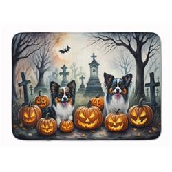 19 x 27 in. Unisex Papillon Spooky Halloween Memory Foam Kitchen Mat