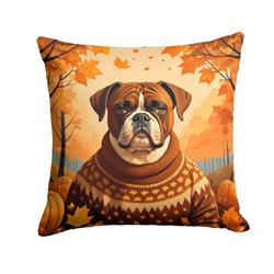 18 x 18 in. Unisex Boxer Fall Fabric Decorative Pillow