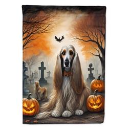 DAC2003CHF 40 x 28 in. Afghan Hound Spooky Halloween House Flag