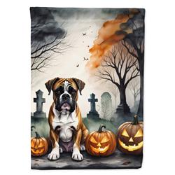 DAC2026CHF 40 x 28 in. Boxer Spooky Halloween House Flag