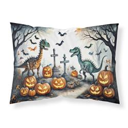20.5 x 30 in. Unisex Dinosaurs Spooky Halloween Fabric Standard Pillowcase
