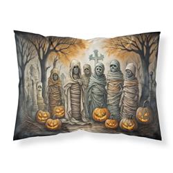 20.5 x 30 in. Unisex Mummies Spooky Halloween Fabric Standard Pillowcase