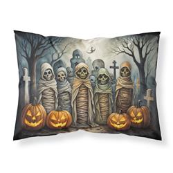 20.5 x 30 in. Unisex Mummies Spooky Halloween Fabric Standard Pillowcase
