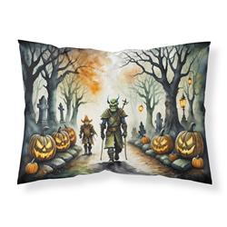 20.5 x 30 in. Unisex Orcs Spooky Halloween Fabric Standard Pillowcase