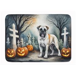 19 x 27 in. Unisex Boxer Spooky Halloween Memory Foam Kitchen Mat