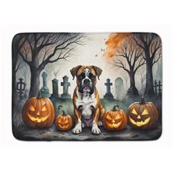 19 x 27 in. Unisex Boxer Spooky Halloween Memory Foam Kitchen Mat