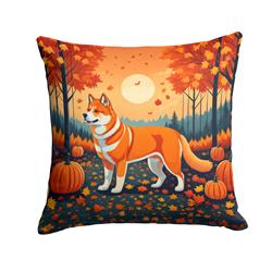 18 x 18 in. Unisex Akita Fall Fabric Decorative Pillow