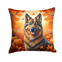 18 x 18 in. Unisex Belgian Tervuren Fall Fabric Decorative Pillow