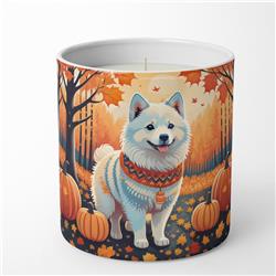 DAC1006CDL 10 oz Unisex American Eskimo Fall Decorative Soy Candle