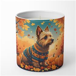 DAC1010CDL 10 oz Unisex Australian Terrier Terrier Fall Decorative Soy Candle