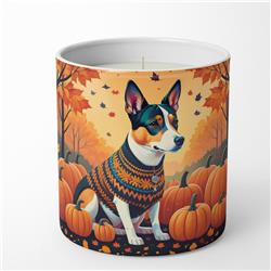 10 oz Unisex Basenji Fall Decorative Soy Candle