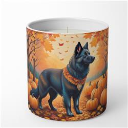 10 oz Unisex Belgian Sheepdog Fall Decorative Soy Candle
