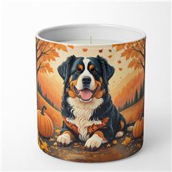 10 oz Unisex Bernese Mountain Dog Fall Decorative Soy Candle