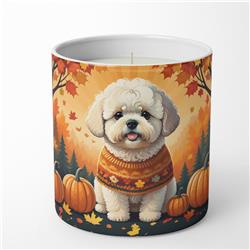 DAC1020CDL 10 oz Unisex Bichon Frise Fall Decorative Soy Candle