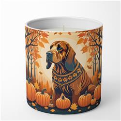 10 oz Unisex Bloodhound Fall Decorative Soy Candle
