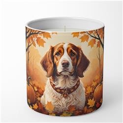 DAC1029CDL 10 oz Unisex Brittany Spaniel Fall Decorative Soy Candle