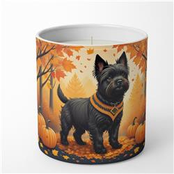 10 oz Unisex Black Cairn Terrier Fall Decorative Soy Candle