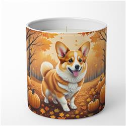 10 oz Unisex Corgi Fall Decorative Soy Candle