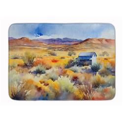 19 x 27 in. Unisex Nevada Sagebrush in Watercolor Memory Foam Kitchen Mat