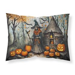 20.5 x 30 in. Unisex Slavic Witch Spooky Halloween Fabric Standard Pillowcase
