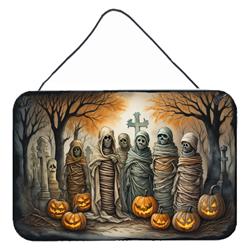 12 x 8 in. Unisex Mummies Spooky Halloween Wall or Door Hanging Prints
