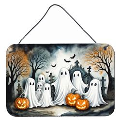 12 x 8 in. Unisex Ghosts Spooky Halloween Wall or Door Hanging Prints