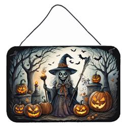 12 x 8 in. Unisex Witch Spooky Halloween Wall or Door Hanging Prints