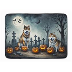 19 x 27 in. Unisex Akita Spooky Halloween Memory Foam Kitchen Mat