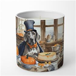 10 oz Unisex Weimaraner Fall Kitchen Pumpkins Decorative Soy Candle