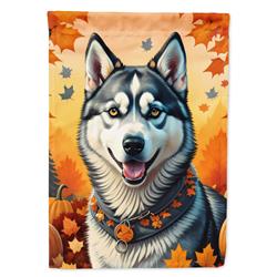DAC1074CHF 40 x 28 in. Siberian Husky Fall House Flag
