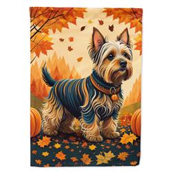 DAC1075CHF 40 x 28 in. Silky Terrier Fall House Flag