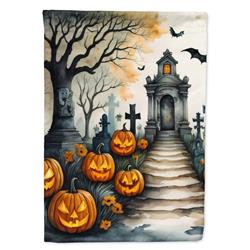 DAC2256CHF 40 x 28 in. Marigold Spooky Halloween House Flag