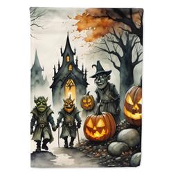 DAC2262CHF 40 x 28 in. Orcs Spooky Halloween House Flag
