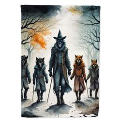 DAC2280CHF 40 x 28 in. Werewolves Spooky Halloween House Flag